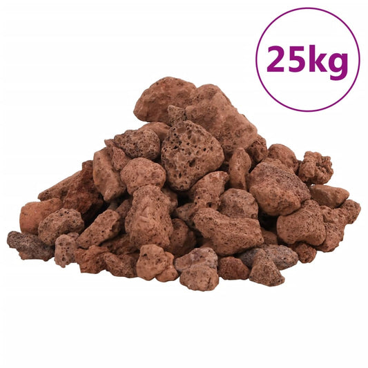 Volcanic Rocks 25 kg Red 1-2 cm Volcanic Rocks 25 kg Red 1-2 cm