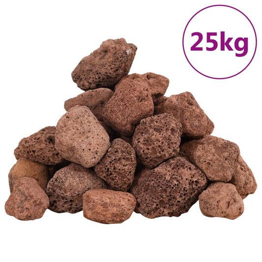 Volcanic Rocks 25 kg Red 3-5 cm Volcanic Rocks 25 kg Red 3-5 cm