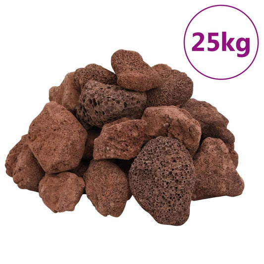 Volcanic Rocks 25 kg Red 5-8 cm Volcanic Rocks 25 kg Red 5-8 cm