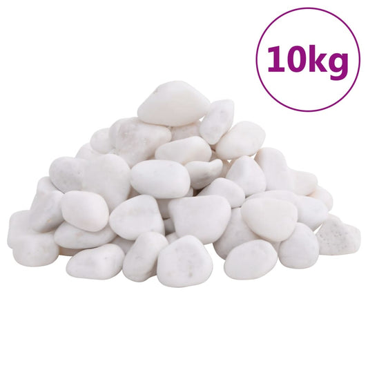Polished Pebbles 10 kg White 2-5 cm Polished Pebbles 10 kg White 2-5 cm