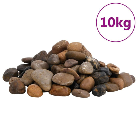 Polished Pebbles 10 kg Mixed Colour 2-5 cm Polished Pebbles 10 kg Mixed Colour 2-5 cm