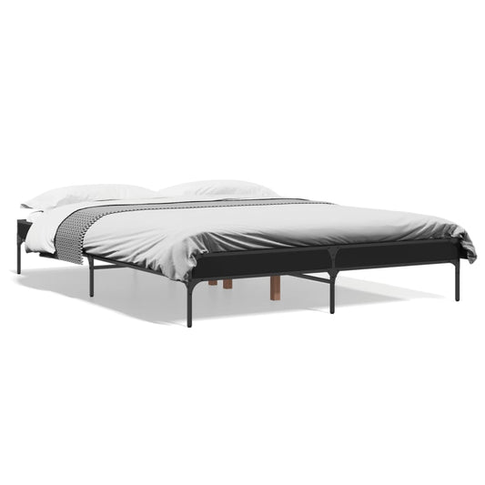 Bed Frame without Mattress Black 140x200 cm Bed Frame without Mattress Black 140x200 cm