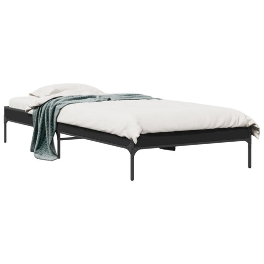 Bed Frame without Mattress Black 100x200 cm Bed Frame without Mattress Black 100x200 cm