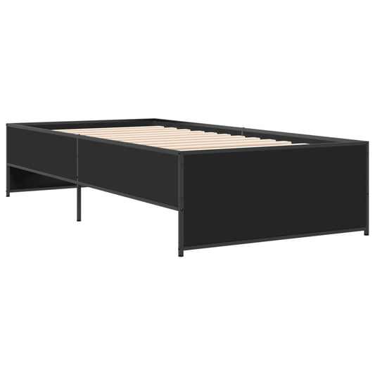 Bed Frame without Mattress Black 100x200 cm Bed Frame without Mattress Black 100x200 cm