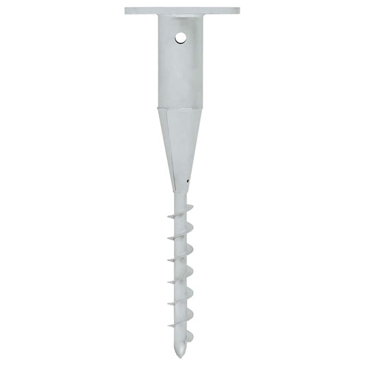 In-Ground Parasol Base with Rod 16x16x52 cm Steel In-Ground Parasol Base with Rod 16x16x52 cm Steel