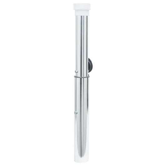 In-Ground Parasol Base for 40-50 mm Pole Silver Aluminum In-Ground Parasol Base for 40-50 mm Pole Silver Aluminum