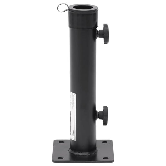 Parasol Base for Ø38/48 mm Pole Matt Black Steel Parasol Base for Ø38/48 mm Pole Matt Black Steel