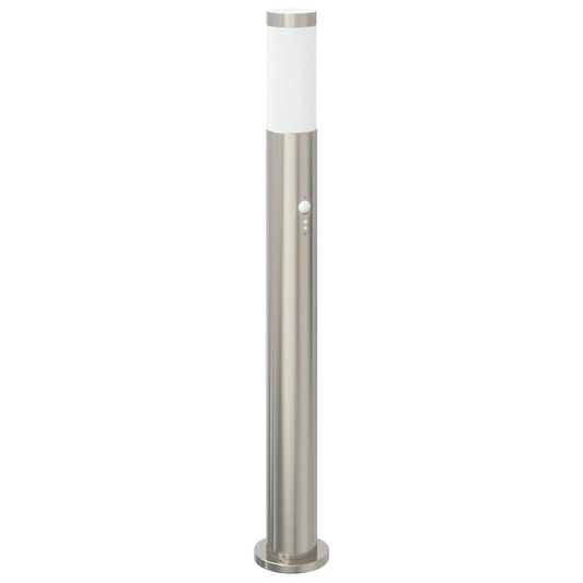 Bollard Light with Sensor 80 cm Stainless Steel IP44 Bollard Light with Sensor 80 cm Stainless Steel IP44