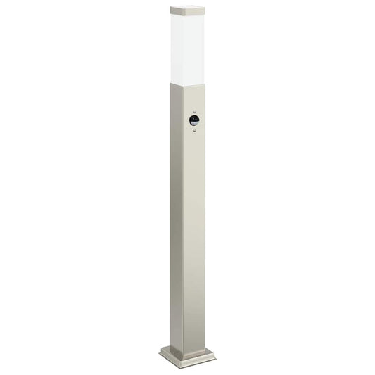 Bollard Light with Sensor 80 cm Stainless Steel IP44 Bollard Light with Sensor 80 cm Stainless Steel IP44