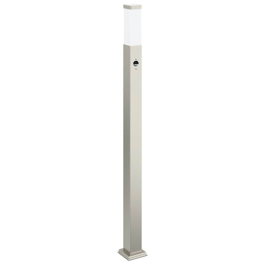 Bollard Light with Sensor 110 cm Stainless Steel IP44 Bollard Light with Sensor 110 cm Stainless Steel IP44
