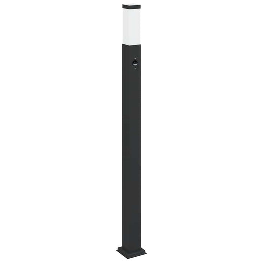 Bollard Light with Sensor 110 cm Black IP44 Bollard Light with Sensor 110 cm Black IP44