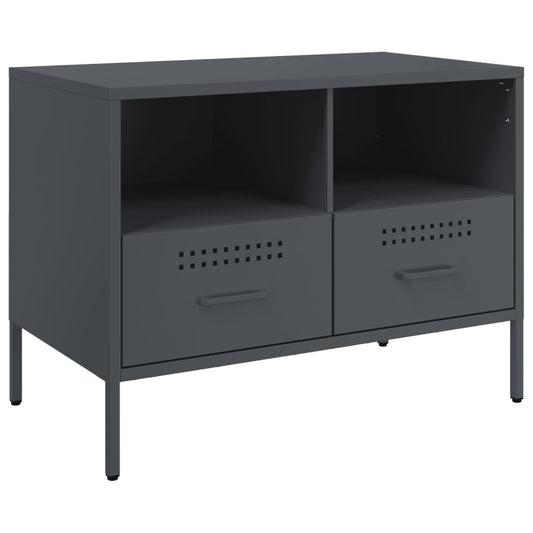 TV Cabinet Anthracite 68x39x50,5 cm Steel TV Cabinet Anthracite 68x39x50,5 cm Steel
