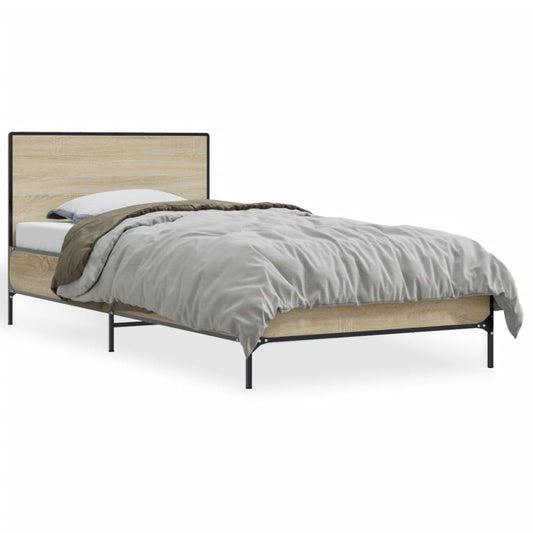 Bed Frame without Mattress Sonoma Oak 90x190 cm Bed Frame without Mattress Sonoma Oak 90x190 cm