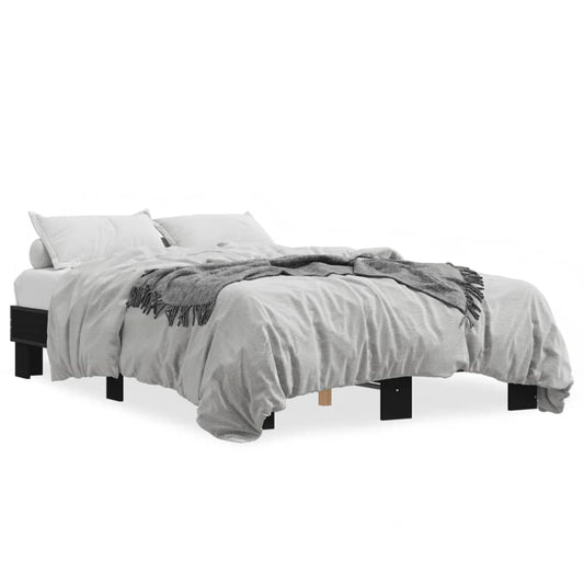 Bed Frame without Mattress Black 140x200 cm Bed Frame without Mattress Black 140x200 cm