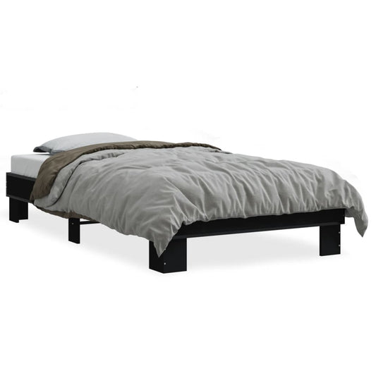 Bed Frame without Mattress Black 90x200 cm Bed Frame without Mattress Black 90x200 cm