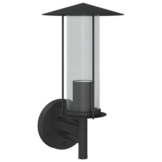 Outdoor Wall Light Black Stainless Steel Outdoor Wall Light Black Stainless Steel