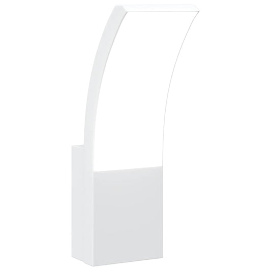Outdoor LED Wall Light White Die-cast Aluminium Outdoor LED Wall Light White Die-cast Aluminium