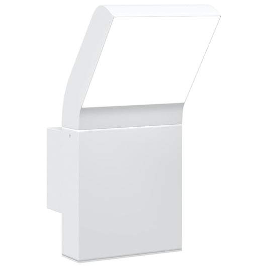 Outdoor LED Wall Light White Die-cast Aluminium Outdoor LED Wall Light White Die-cast Aluminium