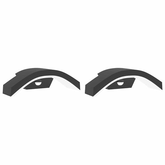 Outdoor LED Wall Lights with Sensors 2pcs Black Outdoor LED Wall Lights with Sensors 2pcs Black