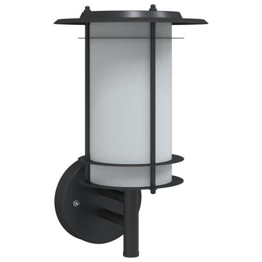 Outdoor Wall Light Black Stainless Steel Outdoor Wall Light Black Stainless Steel