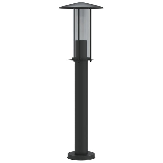 Outdoor Floor Lamp Black 60 cm Stainless Steel Outdoor Floor Lamp Black 60 cm Stainless Steel