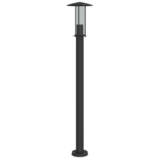 Outdoor Floor Lamp Black 100 cm Stainless Steel Outdoor Floor Lamp Black 100 cm Stainless Steel