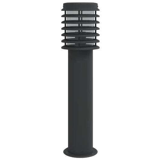 Outdoor Floor Lamp Black 60 cm Stainless Steel Outdoor Floor Lamp Black 60 cm Stainless Steel