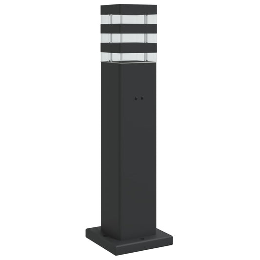 Outdoor Floor Lamp with Outlet Black 50 cm Aluminium Outdoor Floor Lamp with Outlet Black 50 cm Aluminium