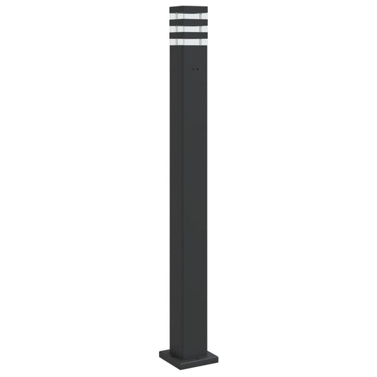 Outdoor Floor Lamp with Outlet Black 110 cm Aluminium Outdoor Floor Lamp with Outlet Black 110 cm Aluminium