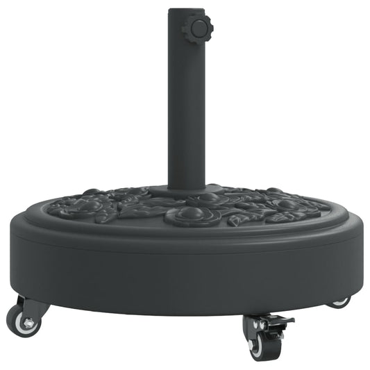 Parasol Base with Wheels for Ø38 / 48 mm Poles 27 kg Round Parasol Base with Wheels for Ø38 / 48 mm Poles 27 kg Round