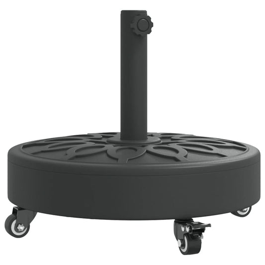Parasol Base with Wheels for Ø38 / 48 mm Poles 27 kg Round Parasol Base with Wheels for Ø38 / 48 mm Poles 27 kg Round