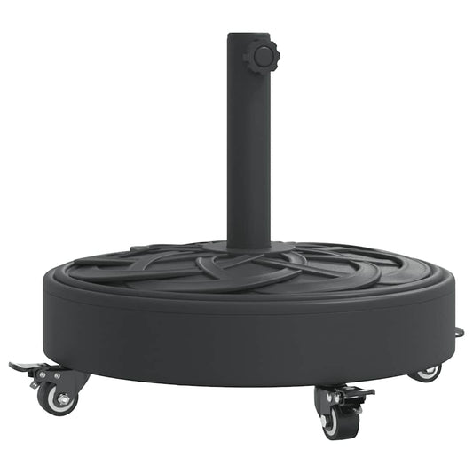 Parasol Base with Wheels for Ø38 / 48 mm Poles 27 kg Round Parasol Base with Wheels for Ø38 / 48 mm Poles 27 kg Round