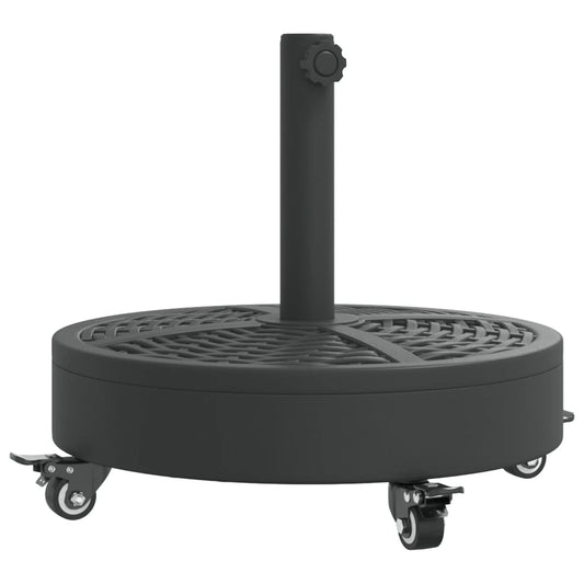 Parasol Base with Wheels for Ø38 / 48 mm Poles 27 kg Round Parasol Base with Wheels for Ø38 / 48 mm Poles 27 kg Round