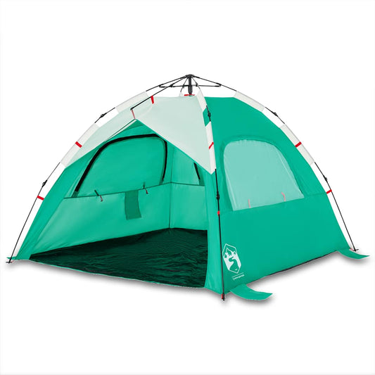 Beach Tent 3-Person Sea Green Quick Release Waterproof Beach Tent 3-Person Sea Green Quick Release Waterproof