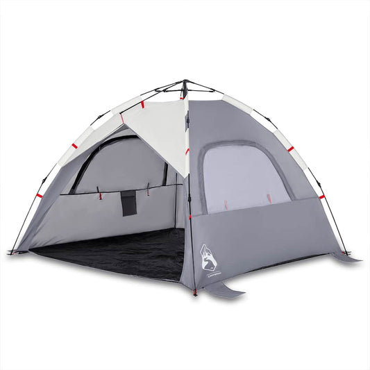 Beach Tent 3-Person Grey Quick Release Waterproof Beach Tent 3-Person Grey Quick Release Waterproof