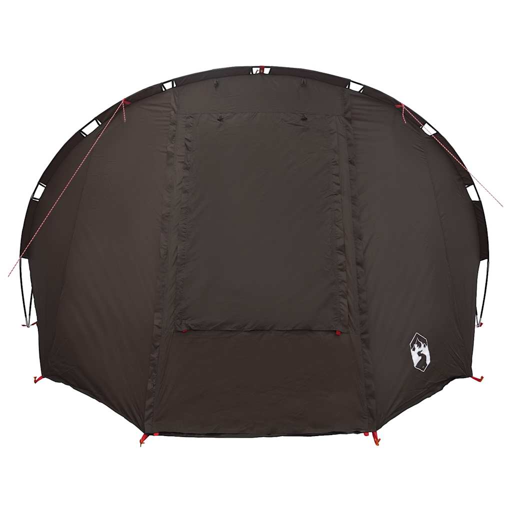 Fishing Tent 5-Person Brown Waterproof