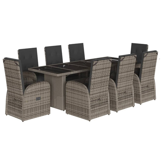 Garden Dining Set | Grey, Dark Grey Garden Dining Set | Grey, Dark Grey