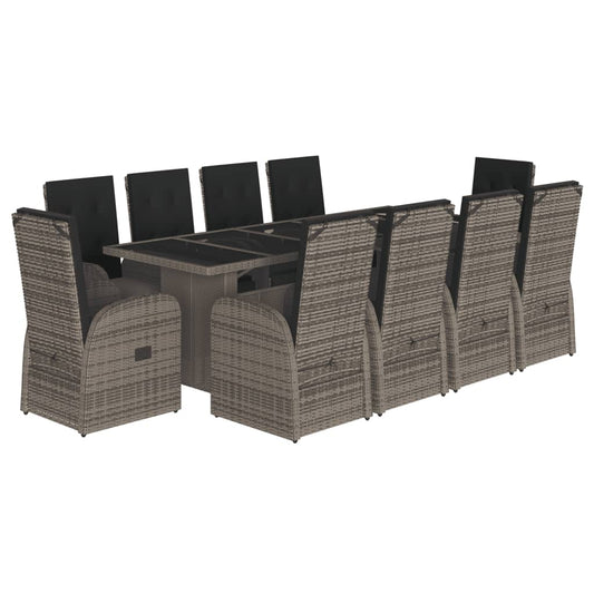 Garden Dining Set | Grey, Dark Grey Garden Dining Set | Grey, Dark Grey