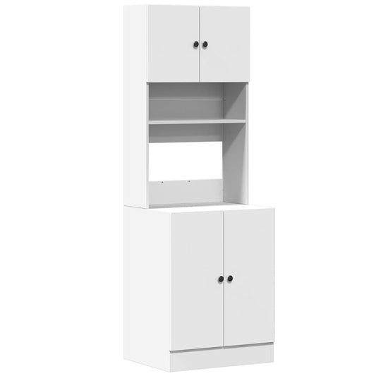 Kitchen Cabinet White 60x50x180 cm Engineered Wood Kitchen Cabinet White 60x50x180 cm Engineered Wood