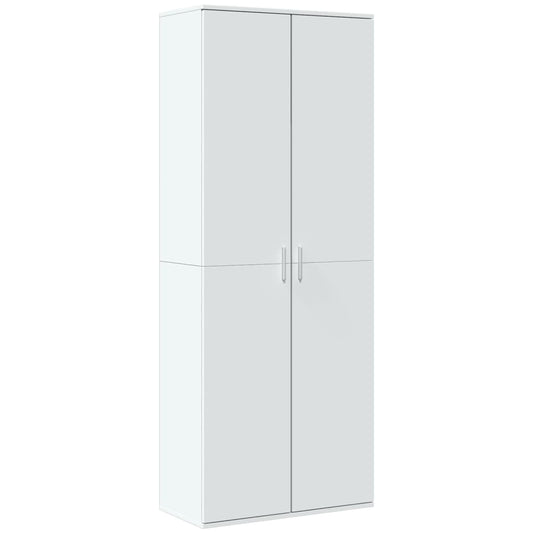 Highboard White 70x35x180 cm Engineered Wood Highboard White 70x35x180 cm Engineered Wood