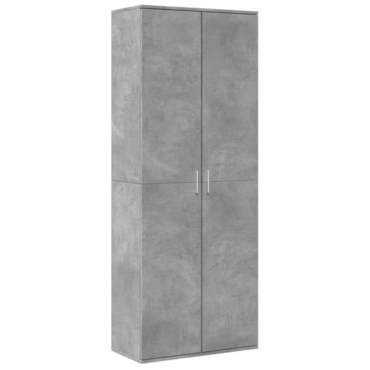 Highboard Concrete Grey 70x35x180 cm Engineered Wood Highboard Concrete Grey 70x35x180 cm Engineered Wood