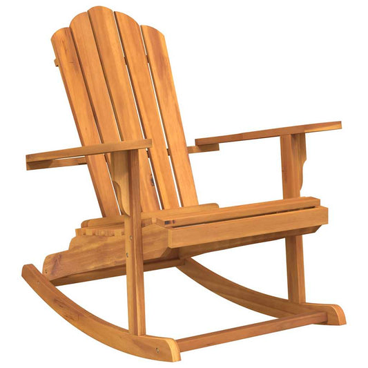 Garden Adirondack Rocking Chair Solid Wood Teak Garden Adirondack Rocking Chair Solid Wood Teak
