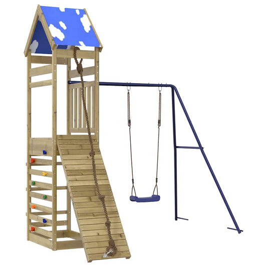 Outdoor Playset Impregnated Wood Pine Outdoor Playset Impregnated Wood Pine