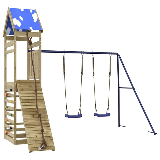 Outdoor Playset Impregnated Wood Pine Outdoor Playset Impregnated Wood Pine