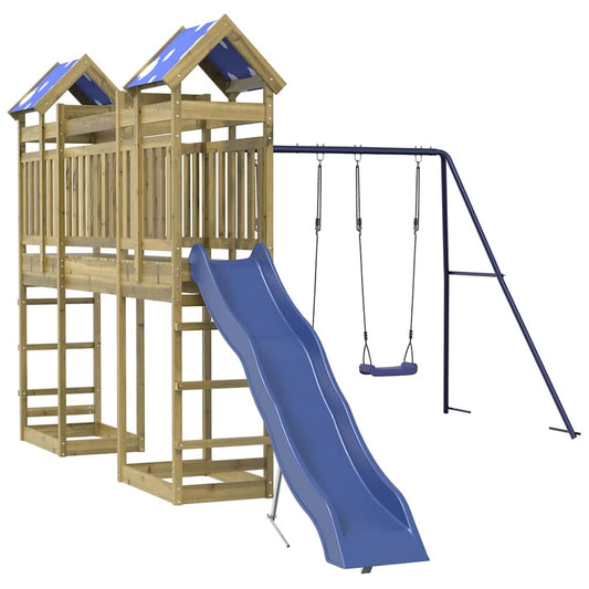 Outdoor Playset Impregnated Wood Pine Outdoor Playset Impregnated Wood Pine