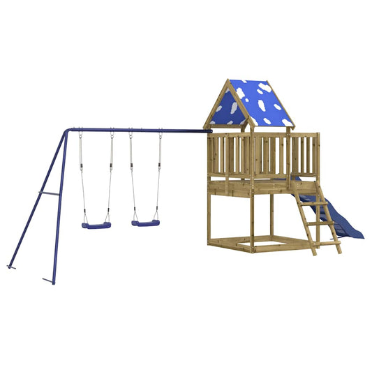 Outdoor Playset Impregnated Wood Pine Outdoor Playset Impregnated Wood Pine