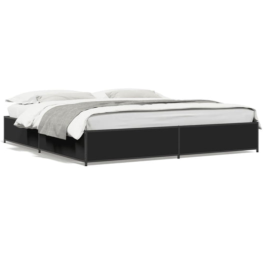 Bed Frame without Mattress Black 160x200 cm Bed Frame without Mattress Black 160x200 cm
