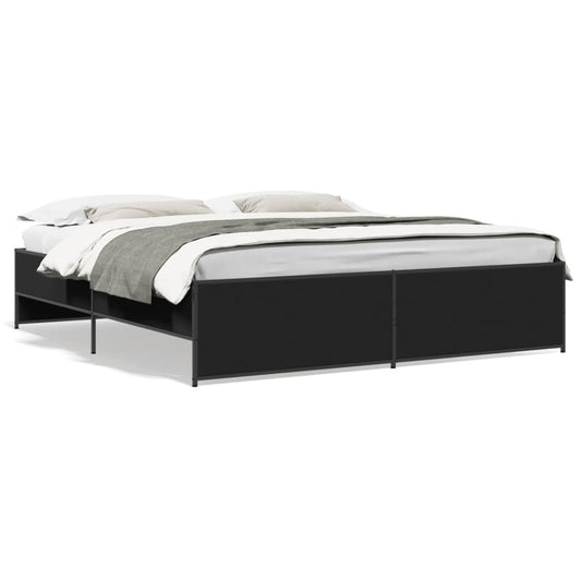 Bed Frame without Mattress Black 180x200 cm Super King Bed Frame without Mattress Black 180x200 cm Super King