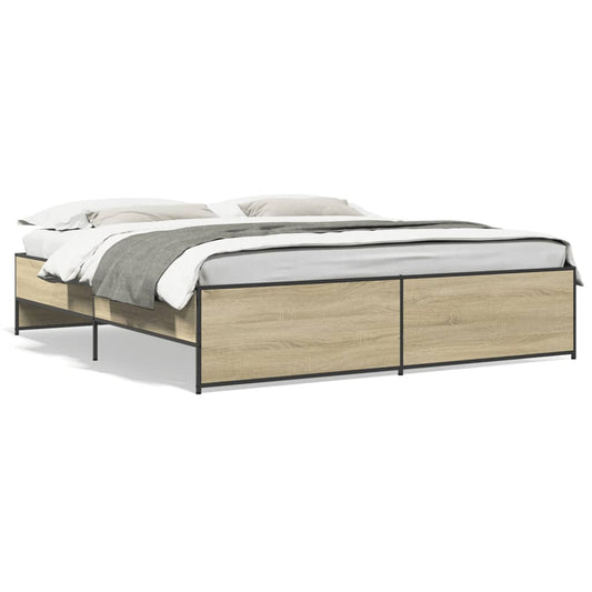 Bed Frame without Mattress Sonoma Oak 180x200 cm Super King Bed Frame without Mattress Sonoma Oak 180x200 cm Super King