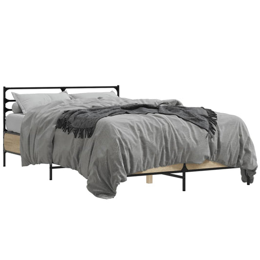 Bed Frame | Sonoma Oak | Engineered Wood | Double | Modern | Bed Frame Bed Frame | Sonoma Oak | Engineered Wood | Double | Modern | Bed Frame
